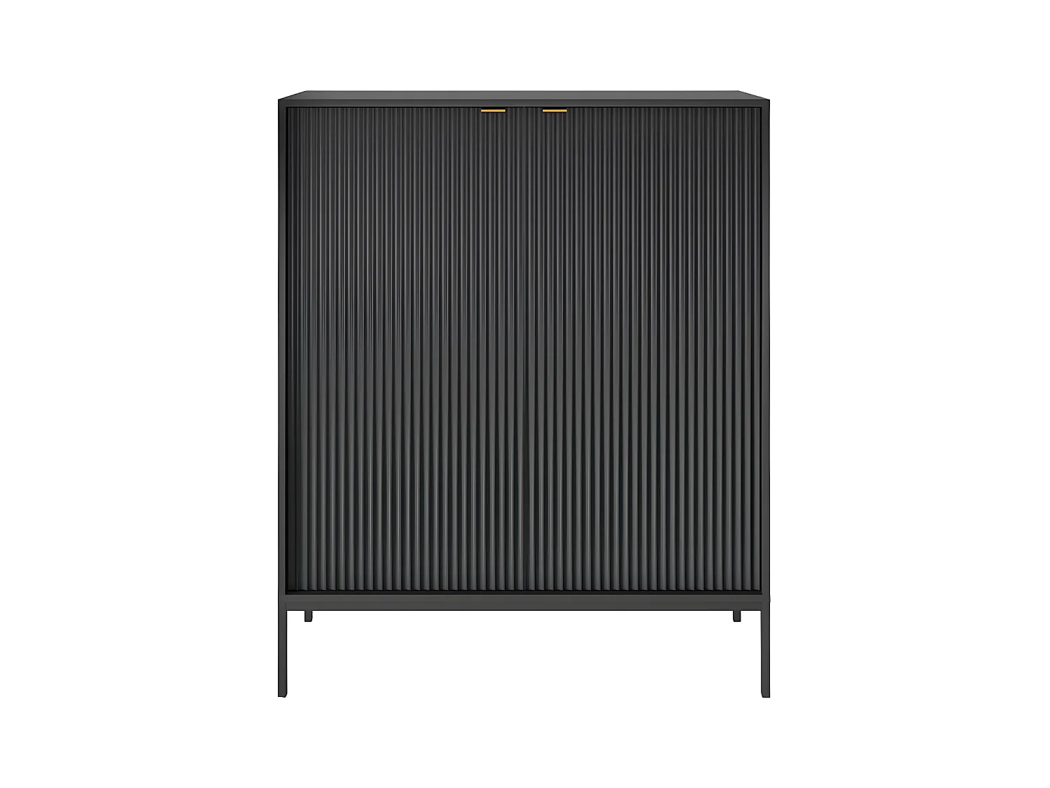 Buffet haut avec 2 portes - Noir - LIOUBA de Pascal MORABITO