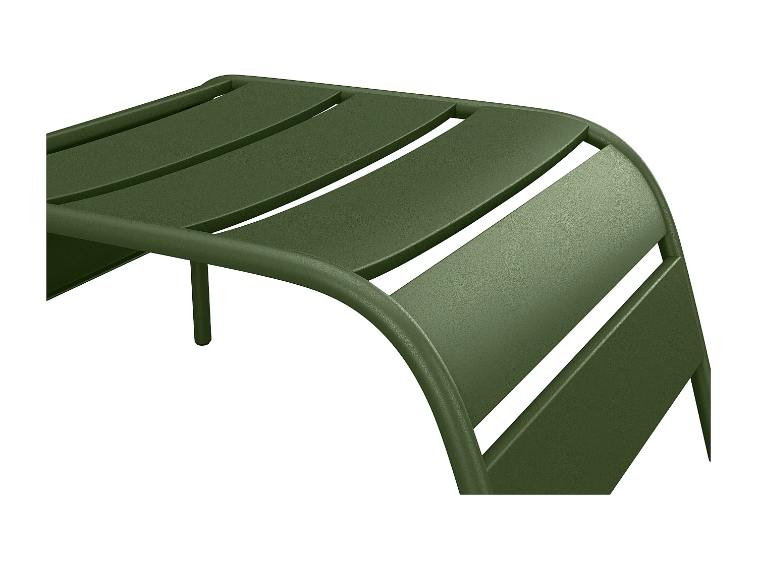 Metalen voetenbank - Kaki - MIRMANDE