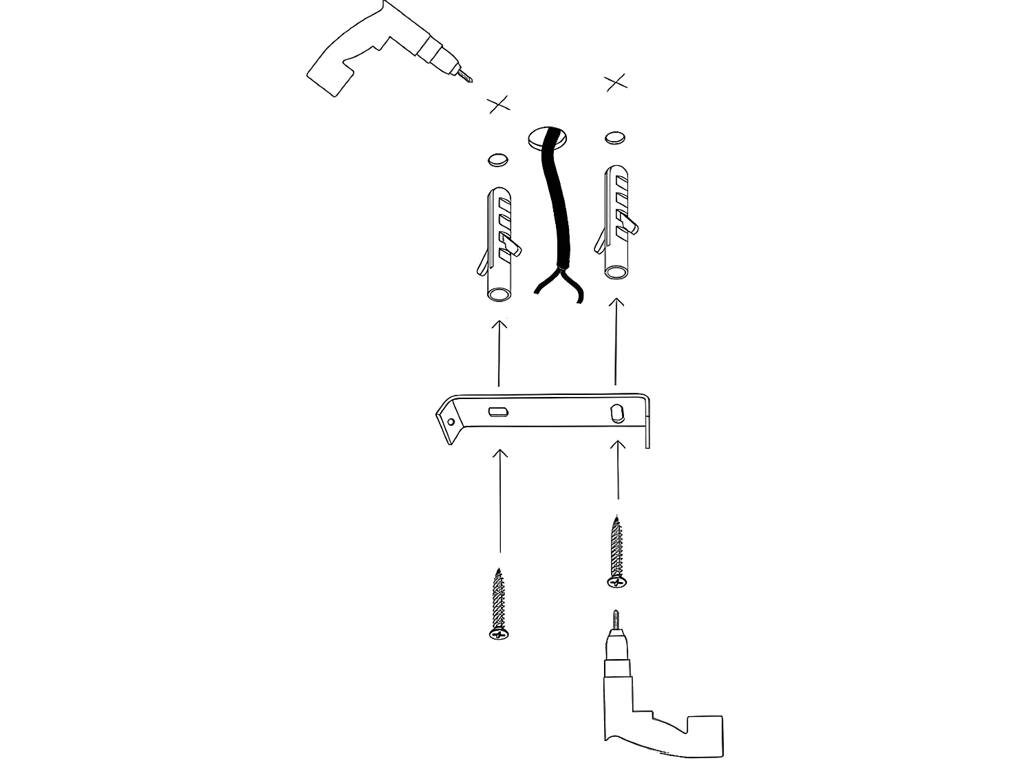 Lot de 2 appliques en métal à abat-jour orientable - D. 17 x H. 28 cm - Noir et cuivré - YILDO