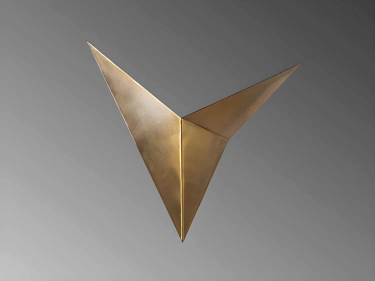 Conjunto de 2 apliques em metal C34 x L5 x A34 cm dourado - BIRDO