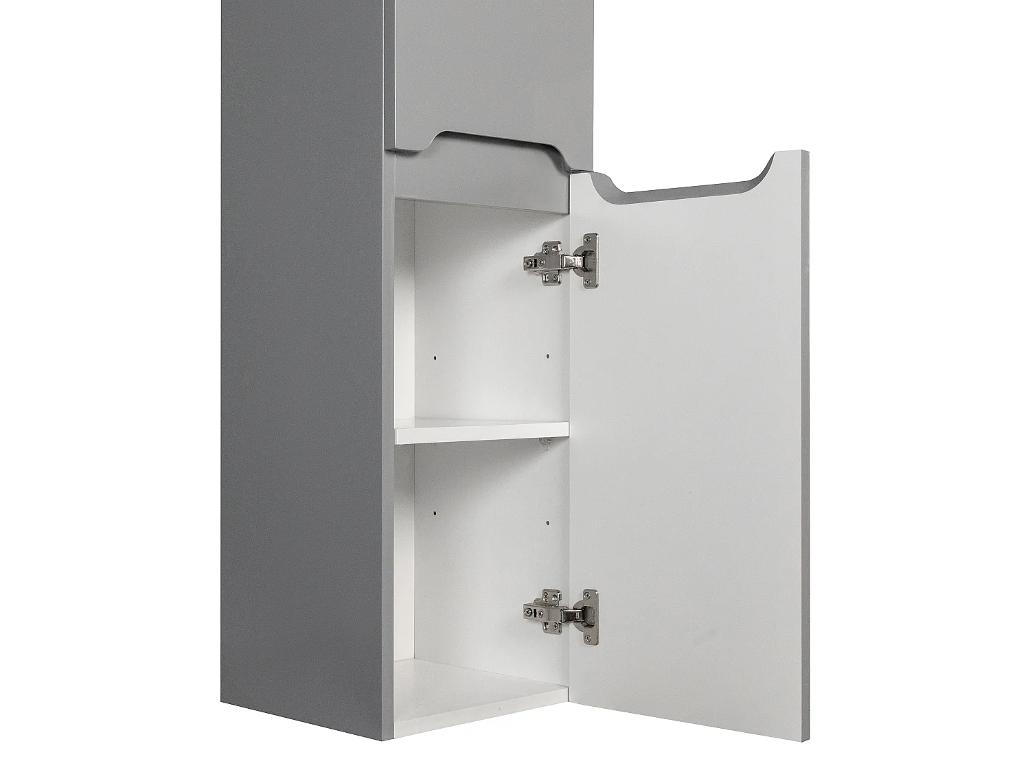 Badkamerkolom hangend model - Grijs - L30 x B30 x 120 cm - STEFANIE