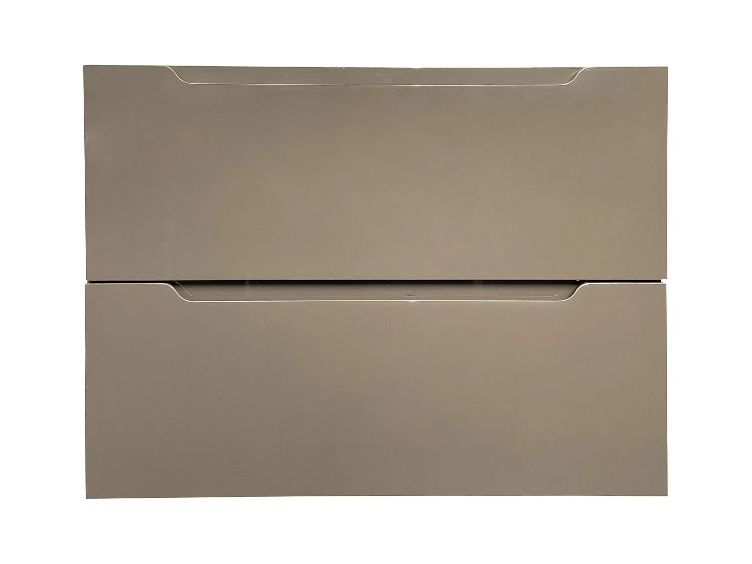 Meuble sous vasque suspendu - Taupe - 80 cm - STEFANIE