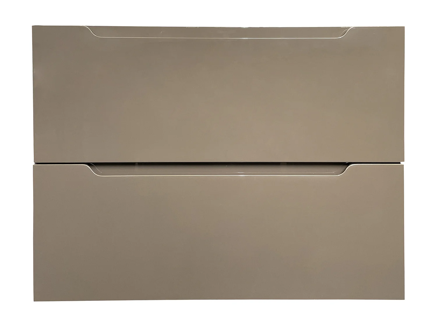 Meuble sous vasque suspendu - Taupe - 80 cm - STEFANIE