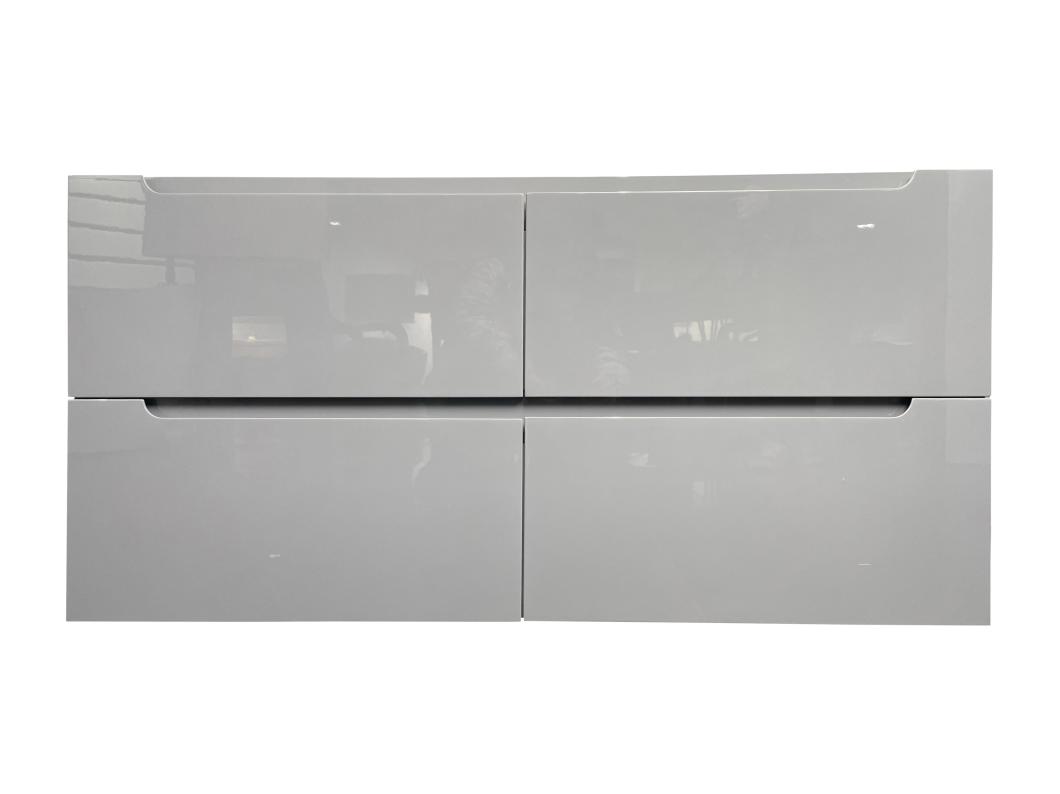 Mueble de baño flotante - Gris - Ancho 120 x Alt. 57 cm - SELITA