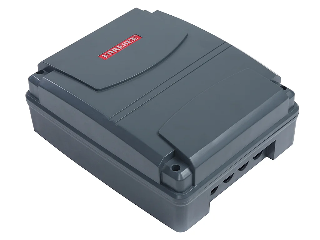 Gartentor Flügeltor mit Torantrieb - 305 x 181 cm - Aluminium - Anthrazit - VIAZO