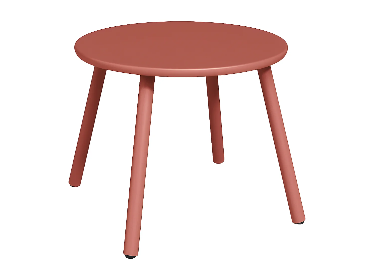 Tables gigognes de jardin en métal - Terracotta - MIRMANDE de MYLIA
