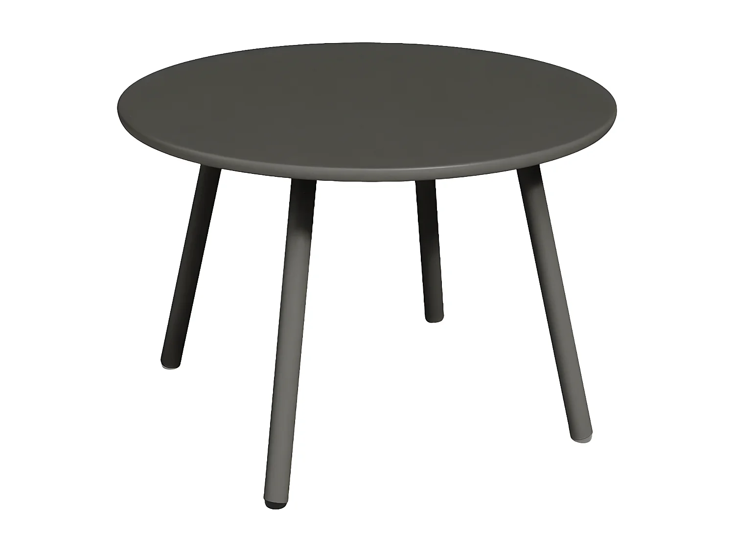 Uitschuifbare tuinsalontafeltjes - Metaal - Donkergrijs - MIRMANDE