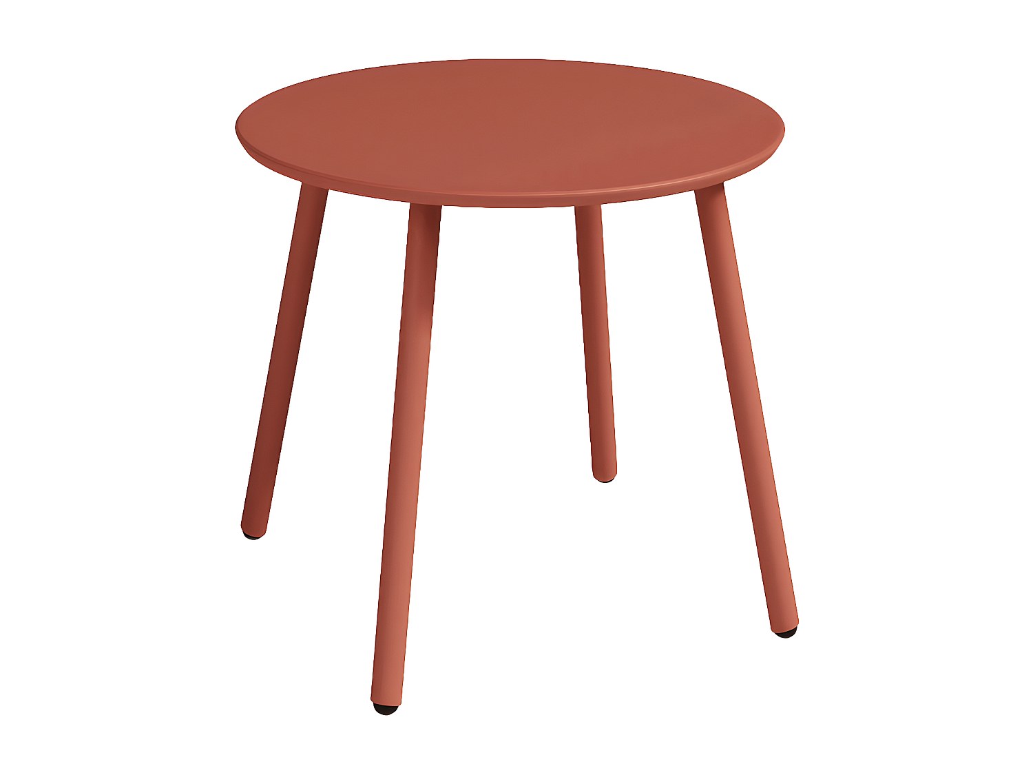 Vente-unique Garten-Beistelltisch - Metall - Terracotta - Mirmande Von Mylia
