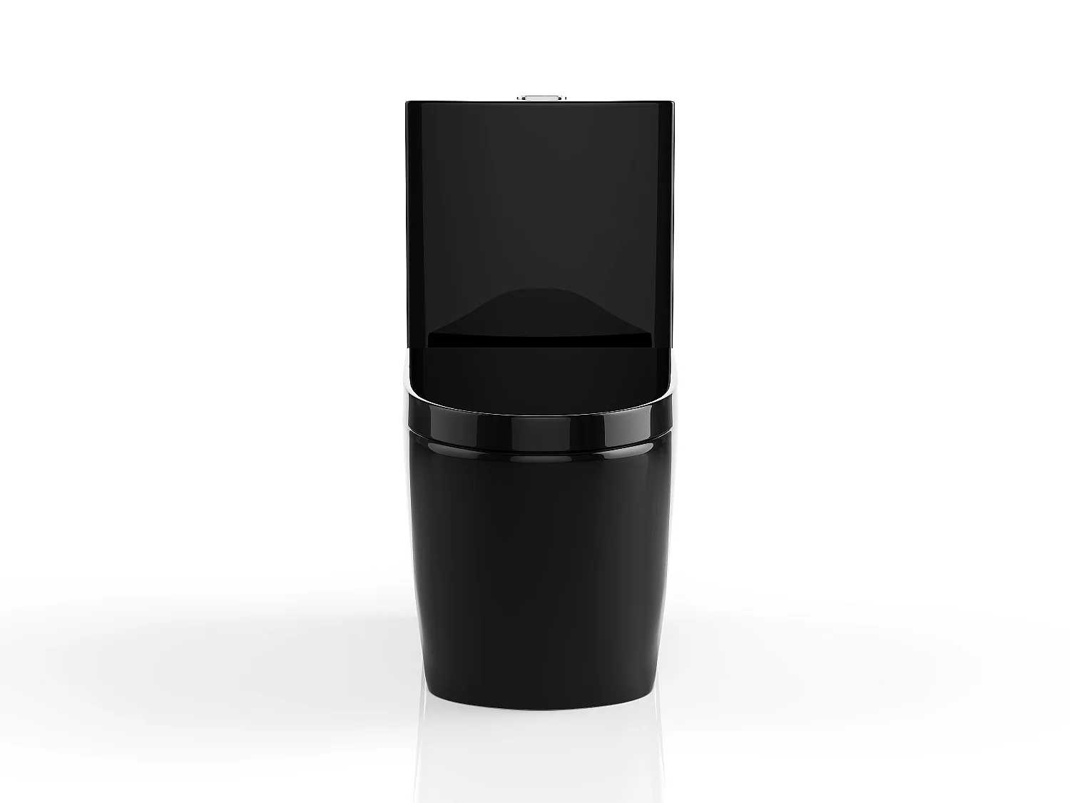 WC negro brillante de cerámica - NAGILAM