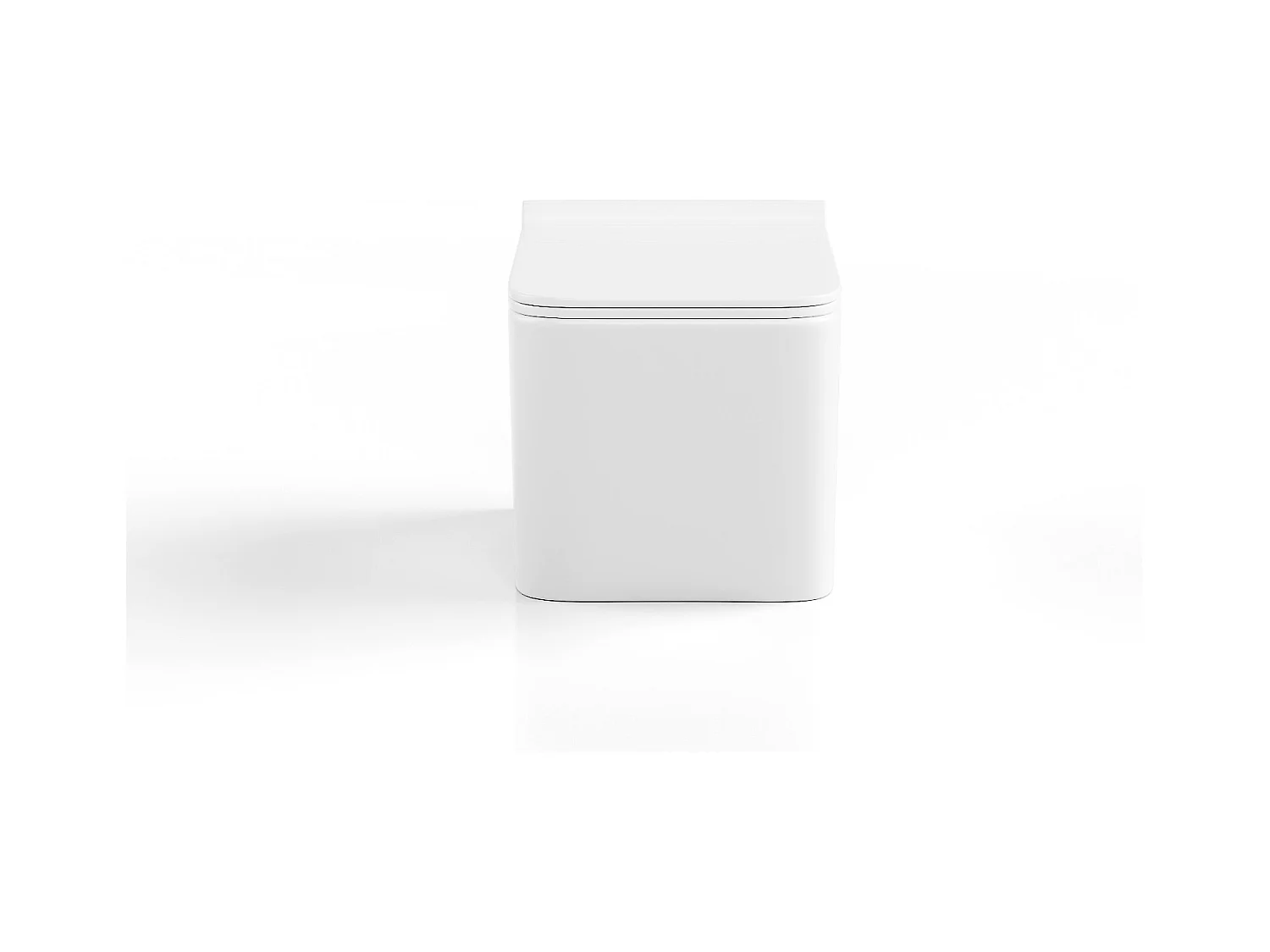 WC-skål hvid blank keramisk vægmonteret uden skyllekant - CLEMONA