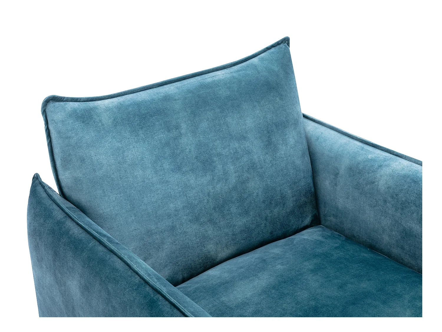 Sessel - Samt - Dunkelblau - JOEL