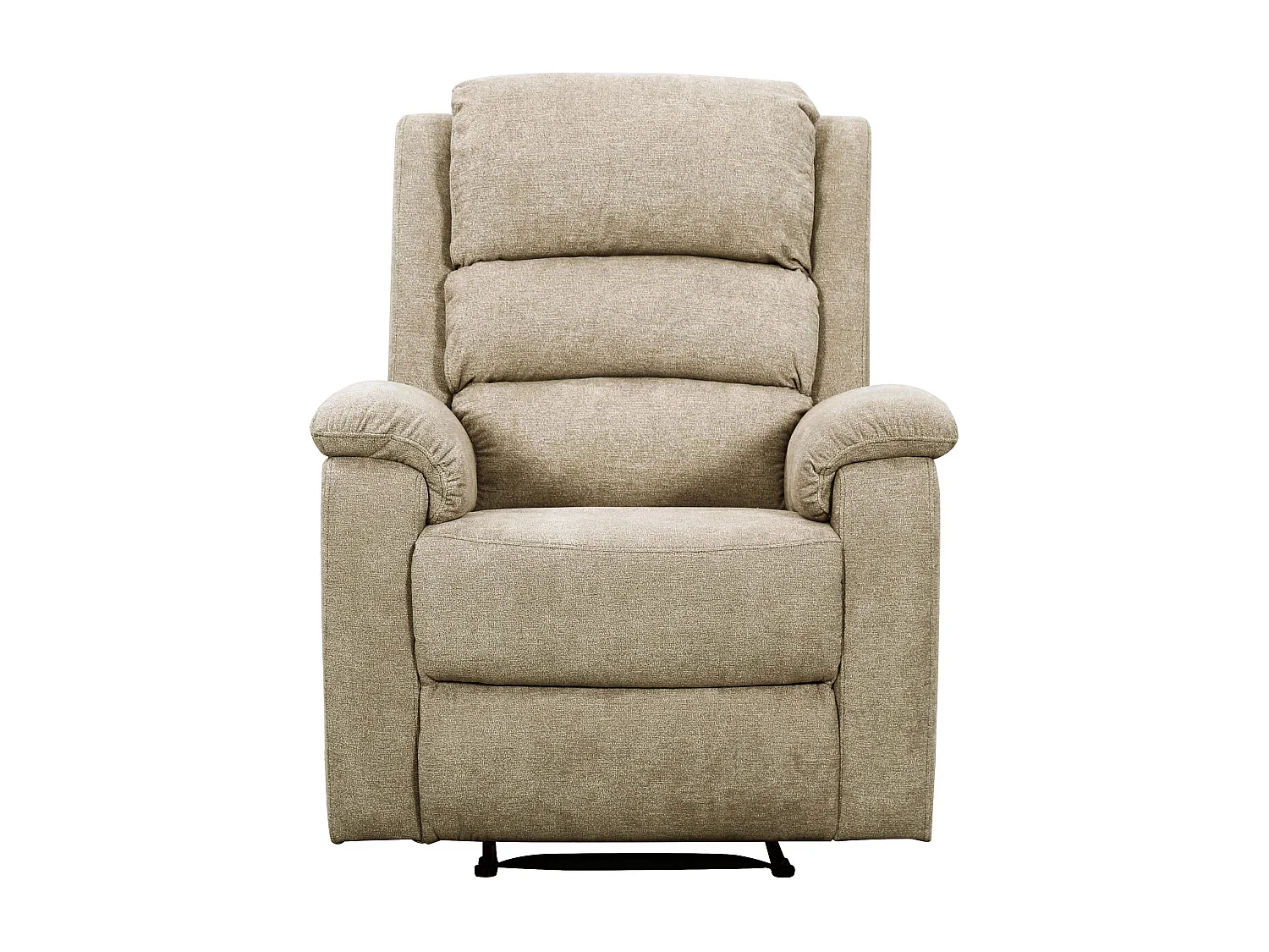 Relaxsessel elektrisch - Stoff - Taupe - NEVERS