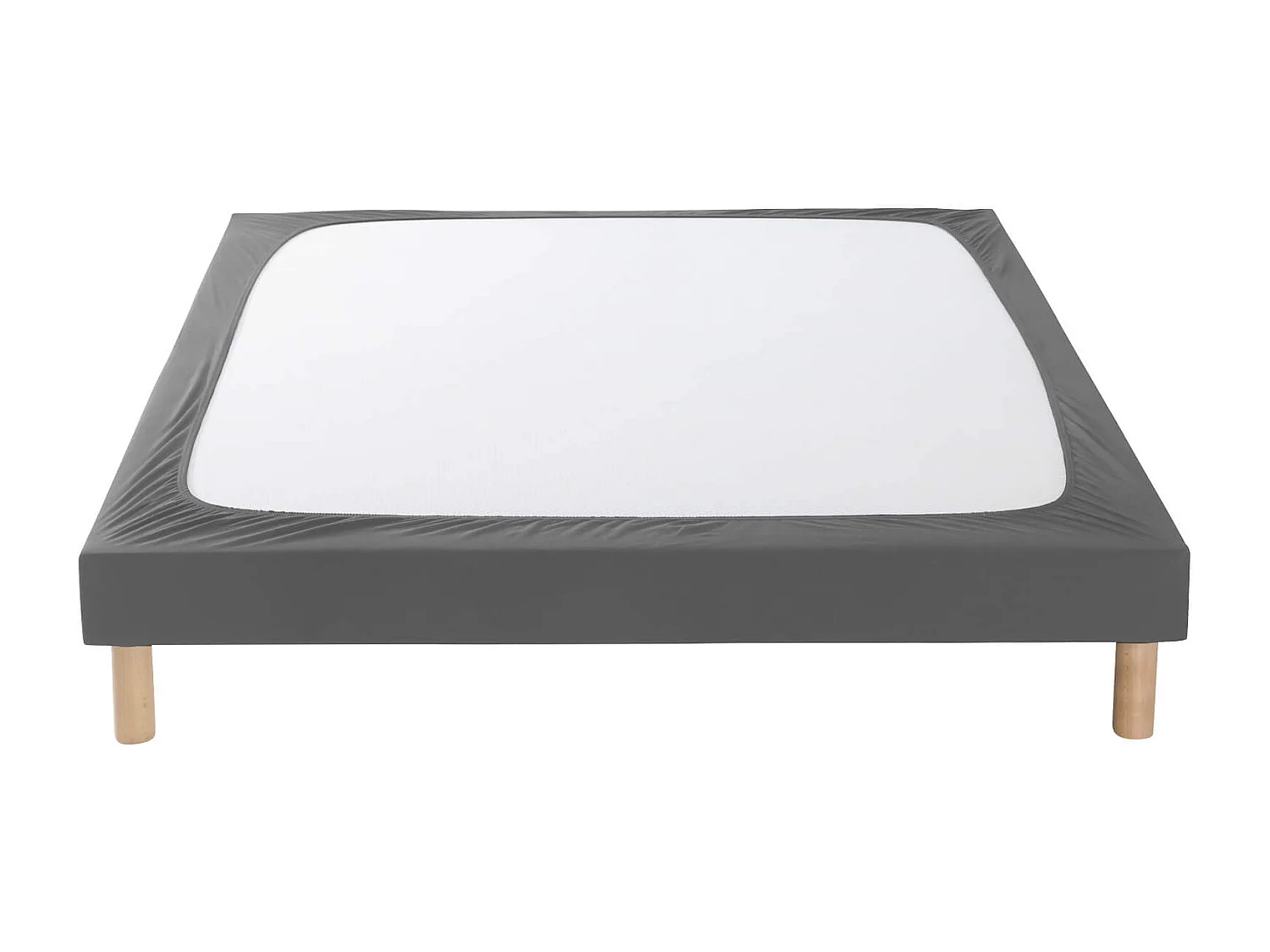 Cache-sommier coton jersey anthracite 200x200