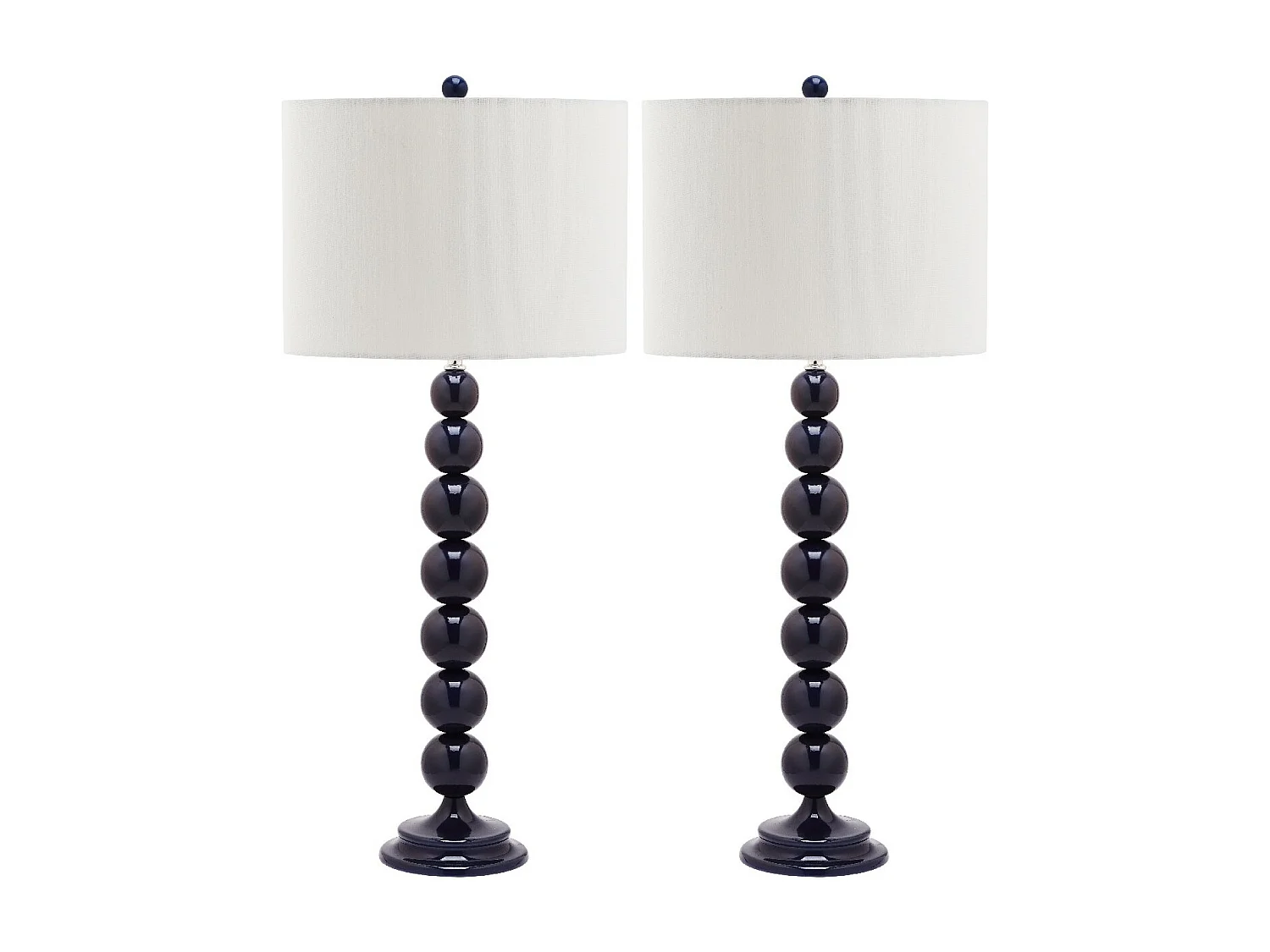 Lot de 2 Lampe de table Bleu marine 36 X 36 X 78.74 cm - Alease