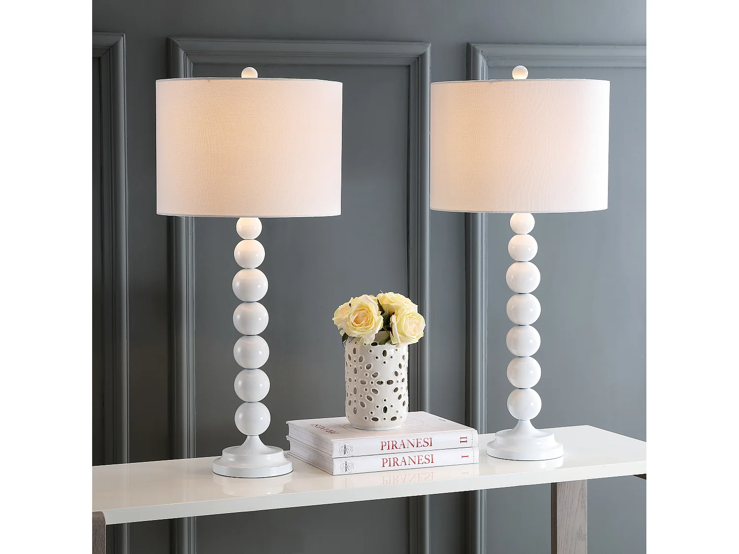 Lot de 2 Lampe de table Bleu marine 36 X 36 X 78.74 cm - Alease