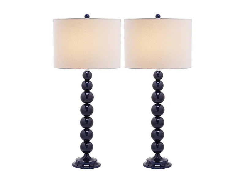 Lot de 2 Lampe de table Bleu marine 36 X 36 X 78.74 cm - Alease