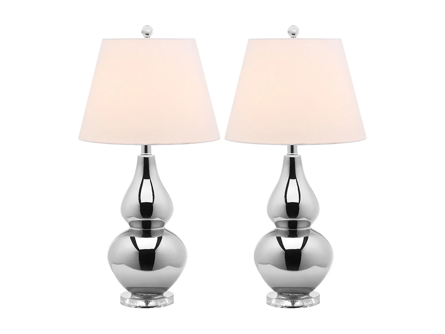 Lot de 2 Lampe de table Argent 36 X 36 X 67.31 cm - Gladis