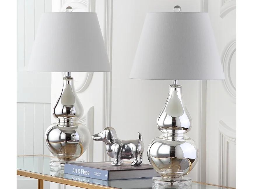Lot de 2 Lampe de table Argent 36 X 36 X 67.31 cm - Gladis