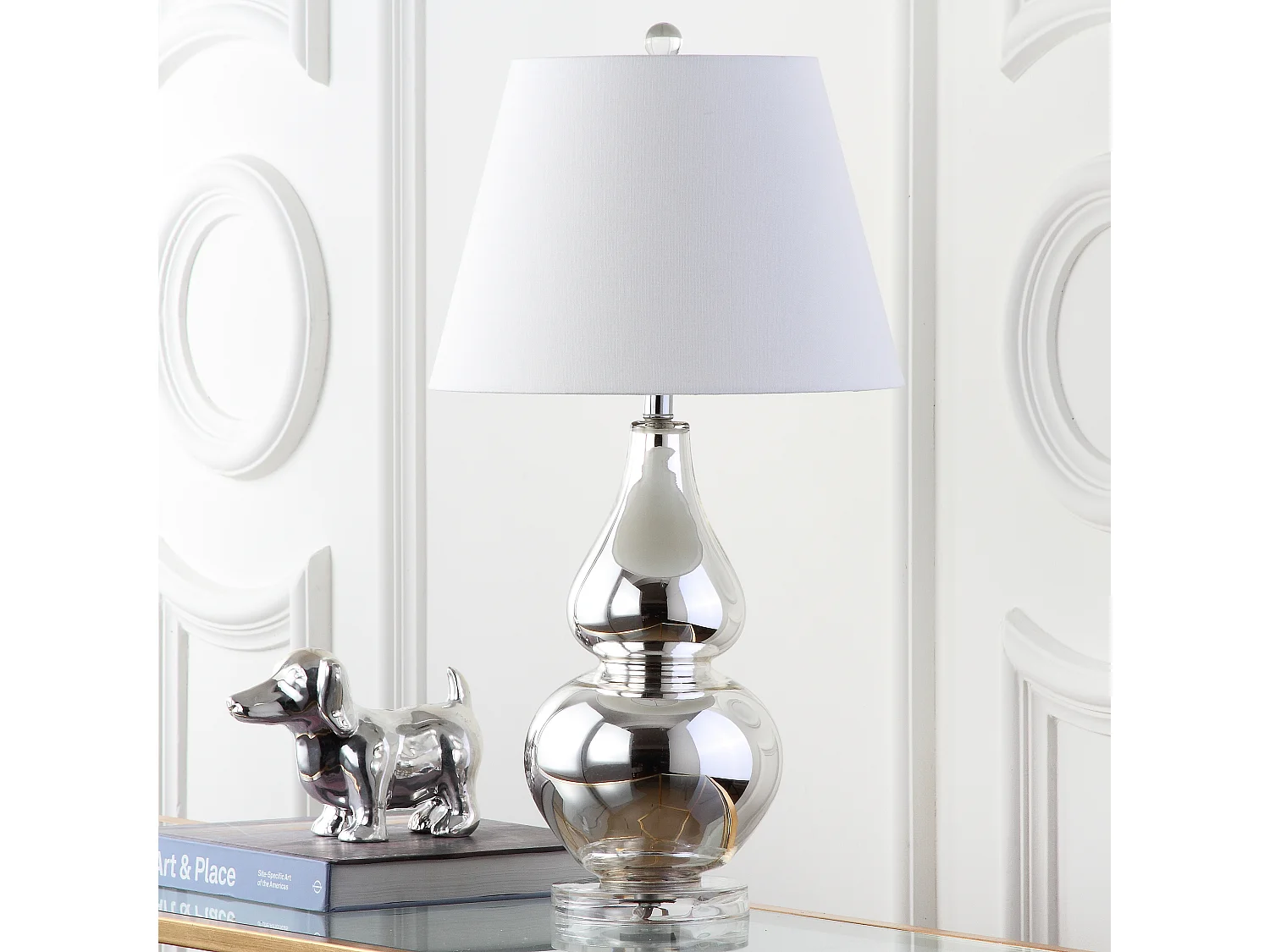 Lot de 2 Lampe de table Argent 36 X 36 X 67.31 cm - Gladis