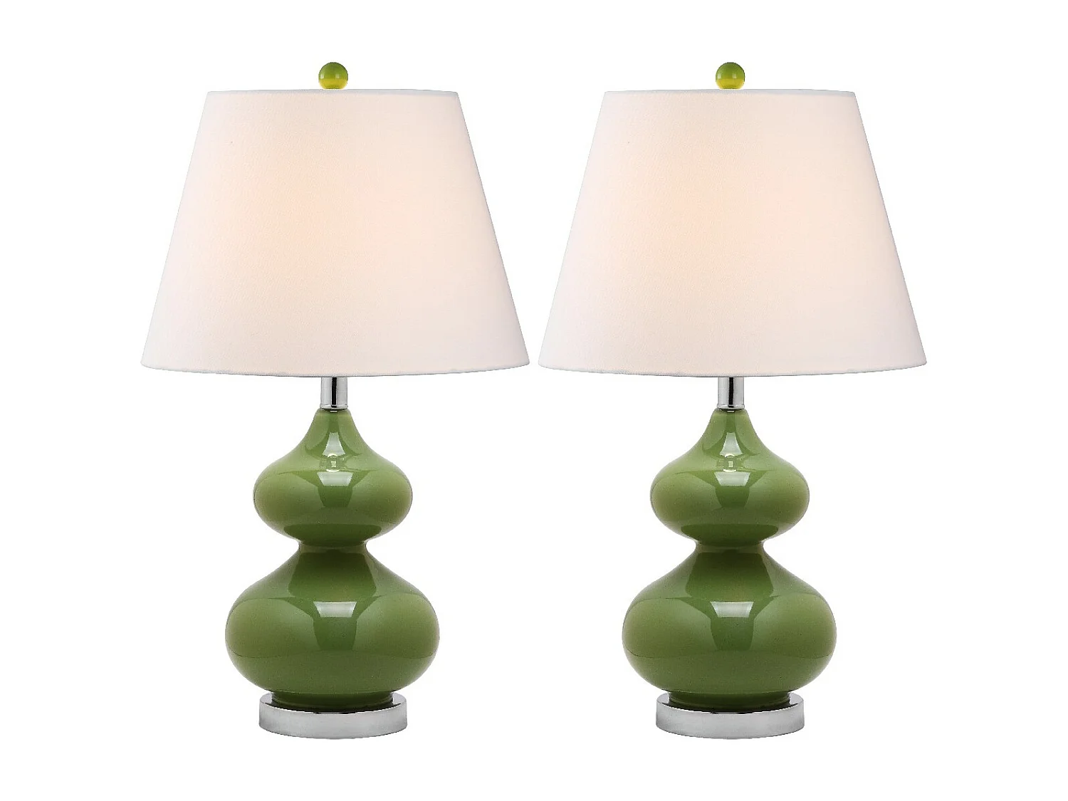 Lot de 2 Lampe de table Vert 36 X 36 X 60.96 cm - Aili
