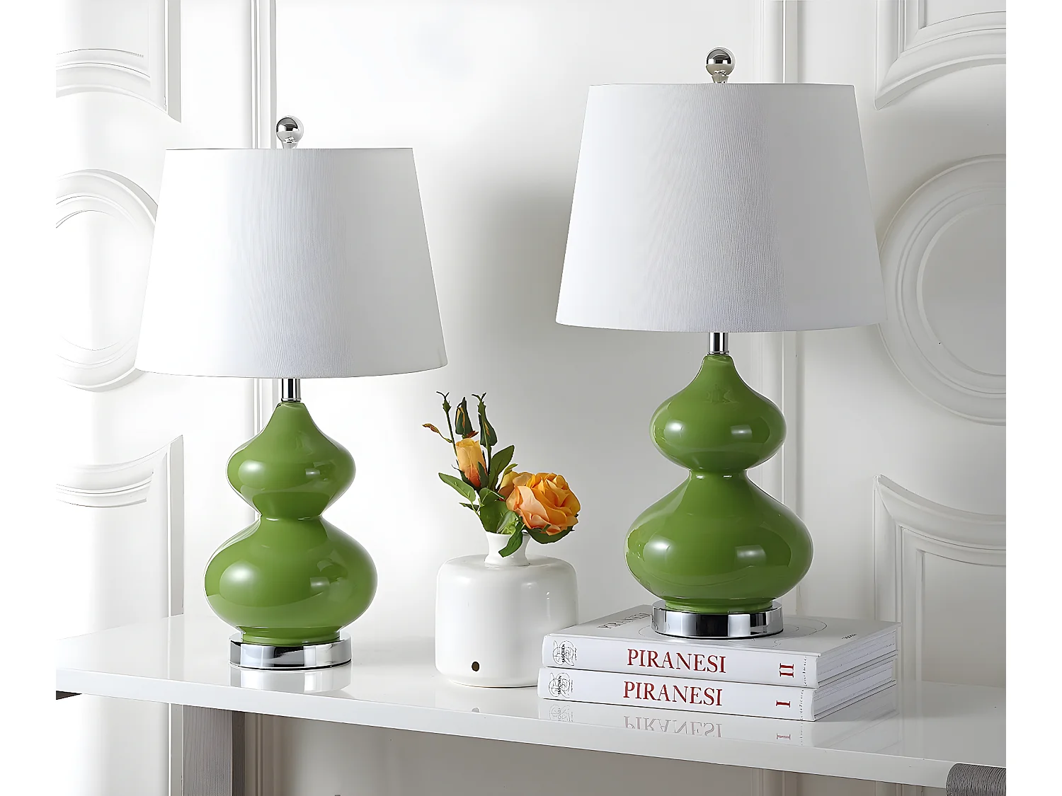 Lot de 2 Lampe de table Vert 36 X 36 X 60.96 cm - Aili