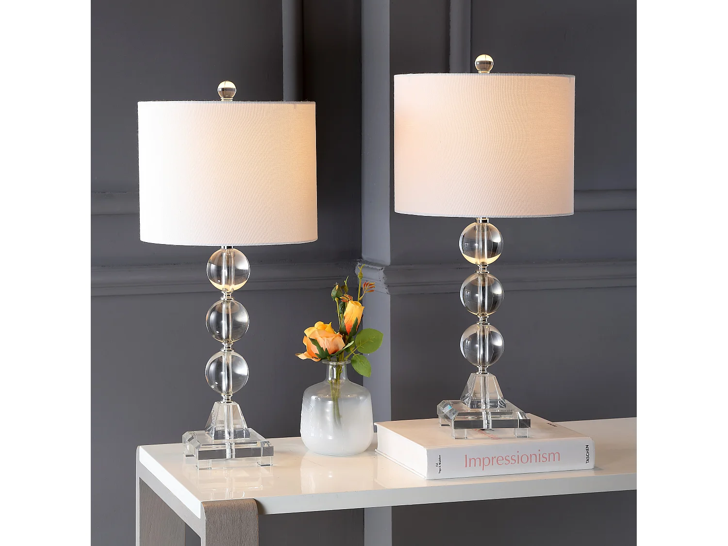 Lot de 2 Lampe de table Clair 28 X 28 X 53.34 cm - Joann