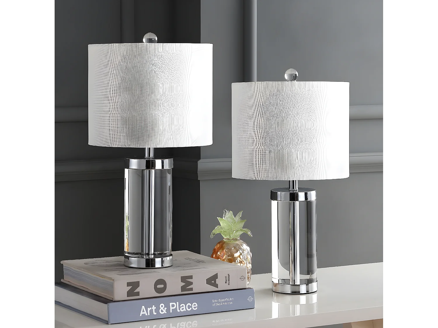 Lot de 2 Lampe de table Clair 28 X 28 X 53.34 cm - Joann