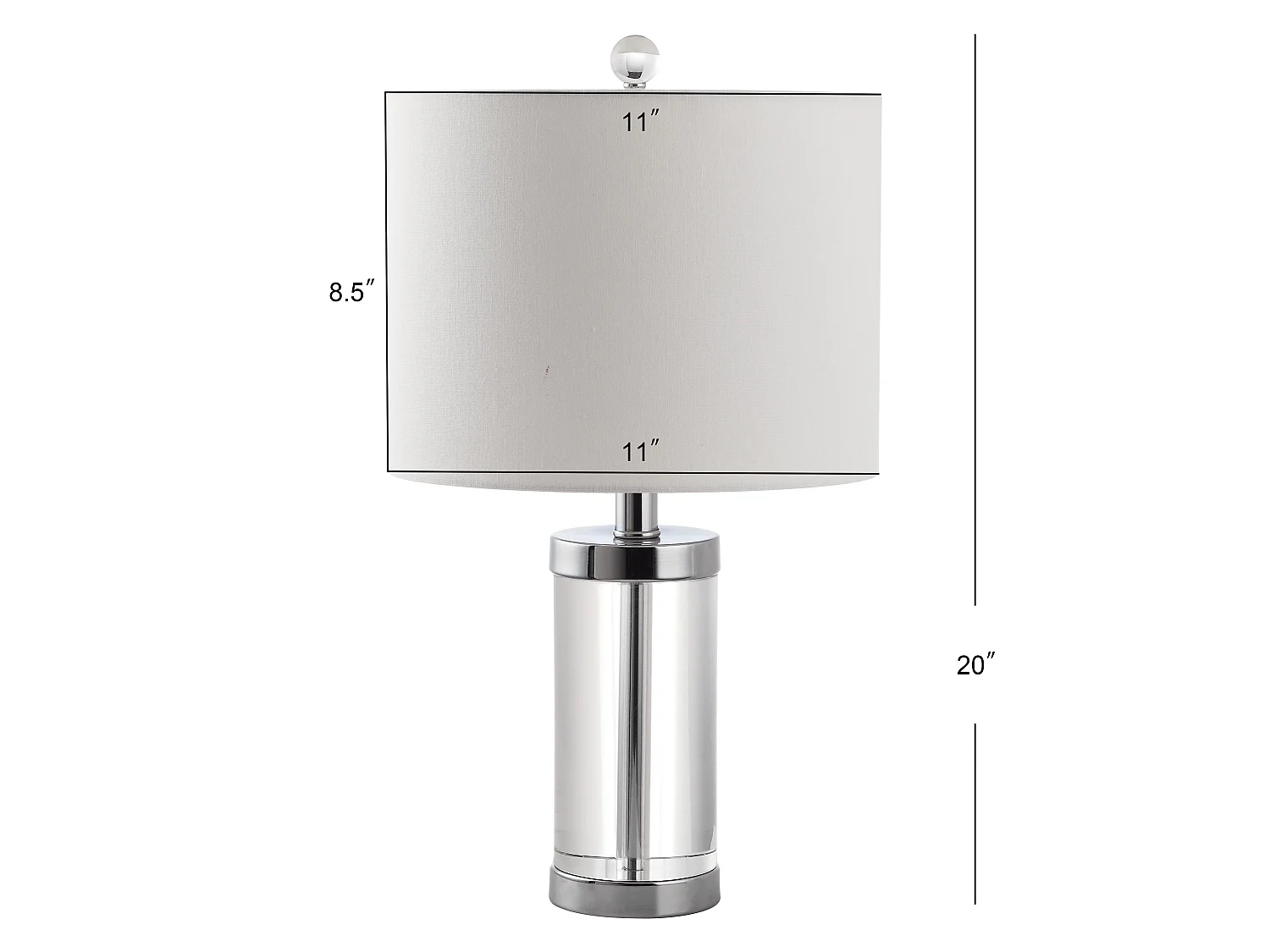Lot de 2 Lampe de table Clair 28 X 28 X 53.34 cm - Joann
