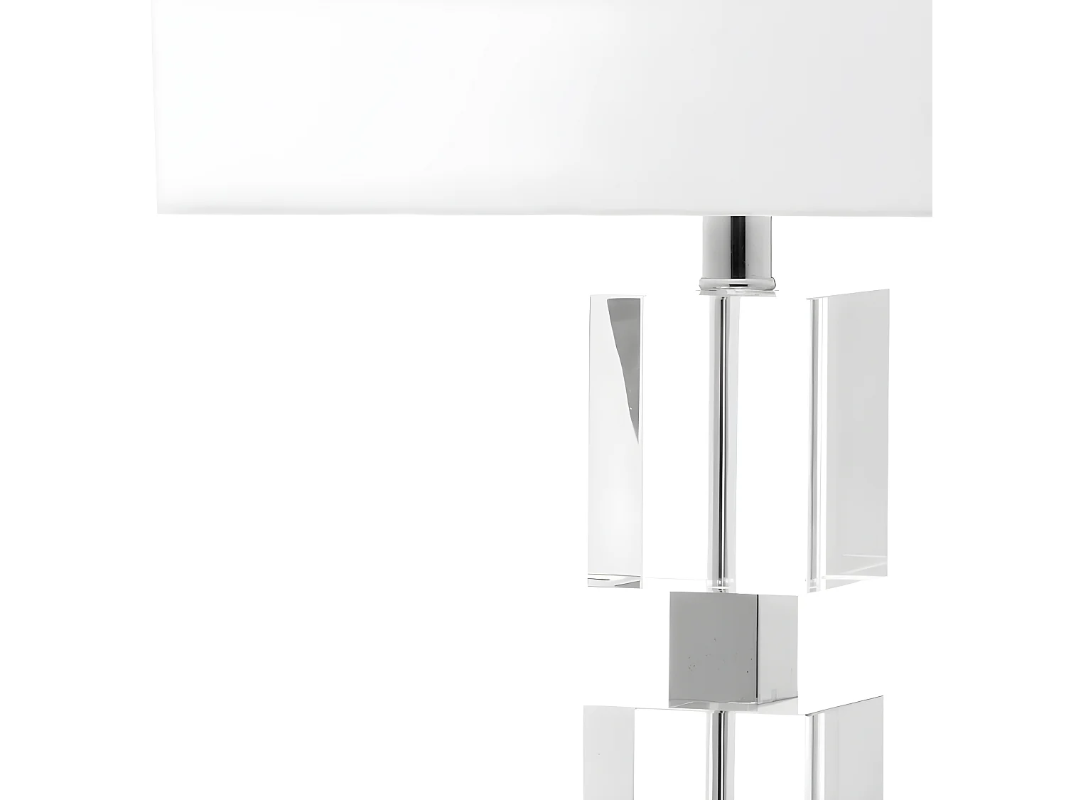 Lampe de table Clair 33 X 33 X 71.12 cm - Blanchie