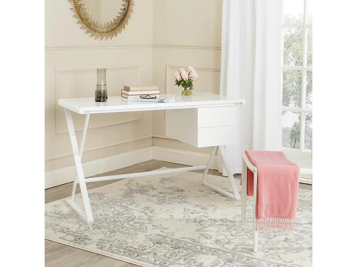 Bureau Blanc 55 X 120 X 74.93 cm - Leontine