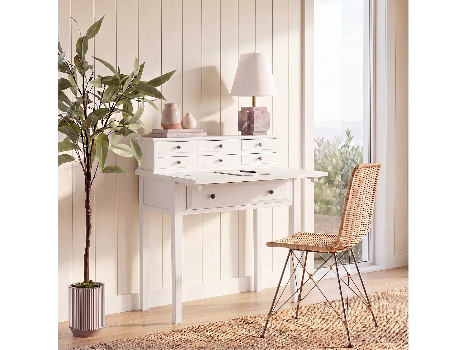 Bureau Blanc 46 X 75 X 96.01 cm - Pearline