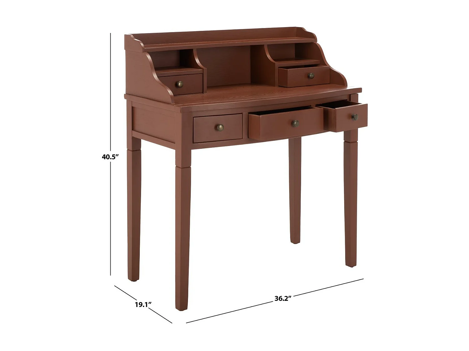 Bureau Chocolat 49 X 92 X 102.87 cm - Thyra