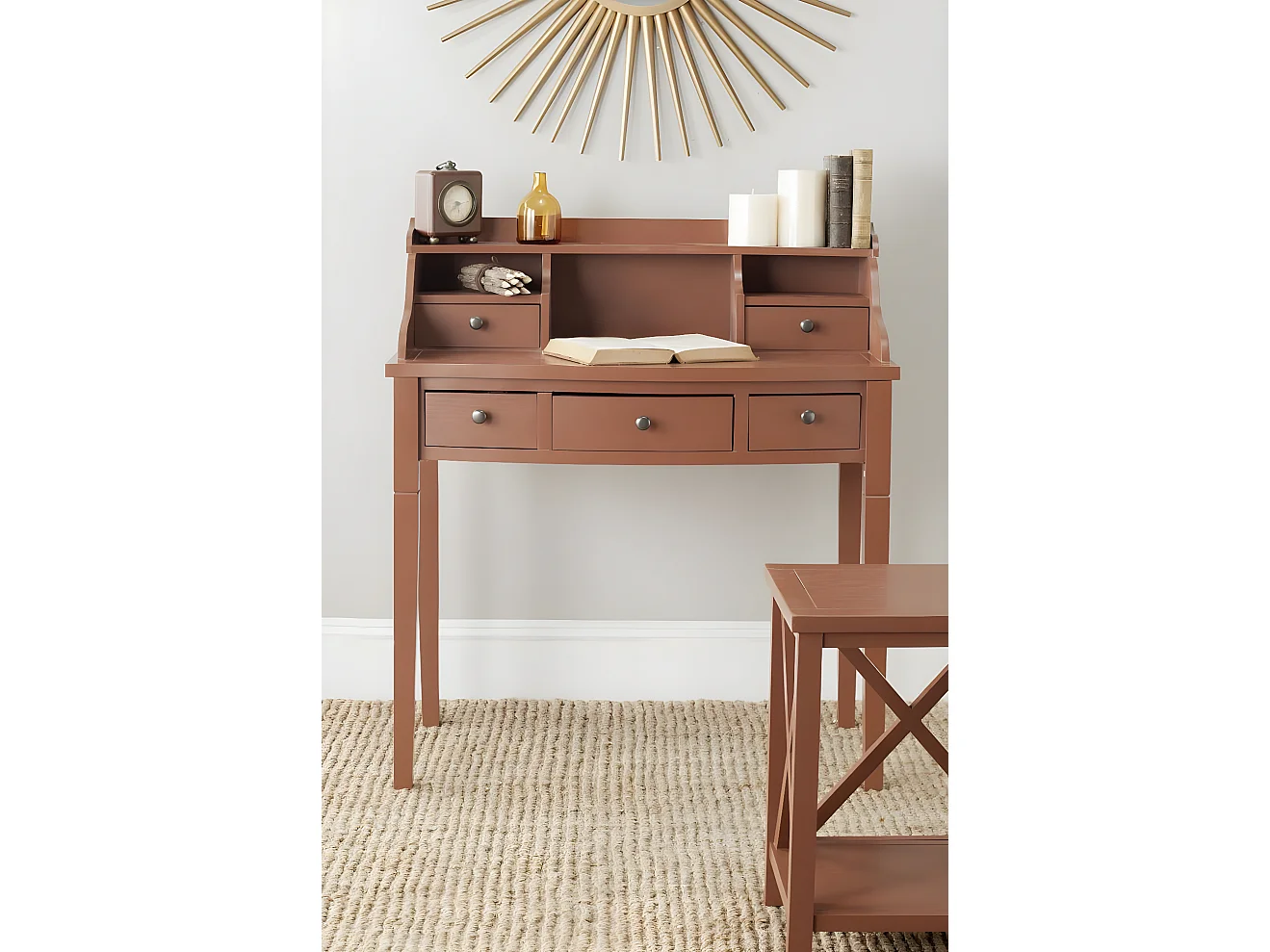 Bureau Chocolat 49 X 92 X 102.87 cm - Thyra