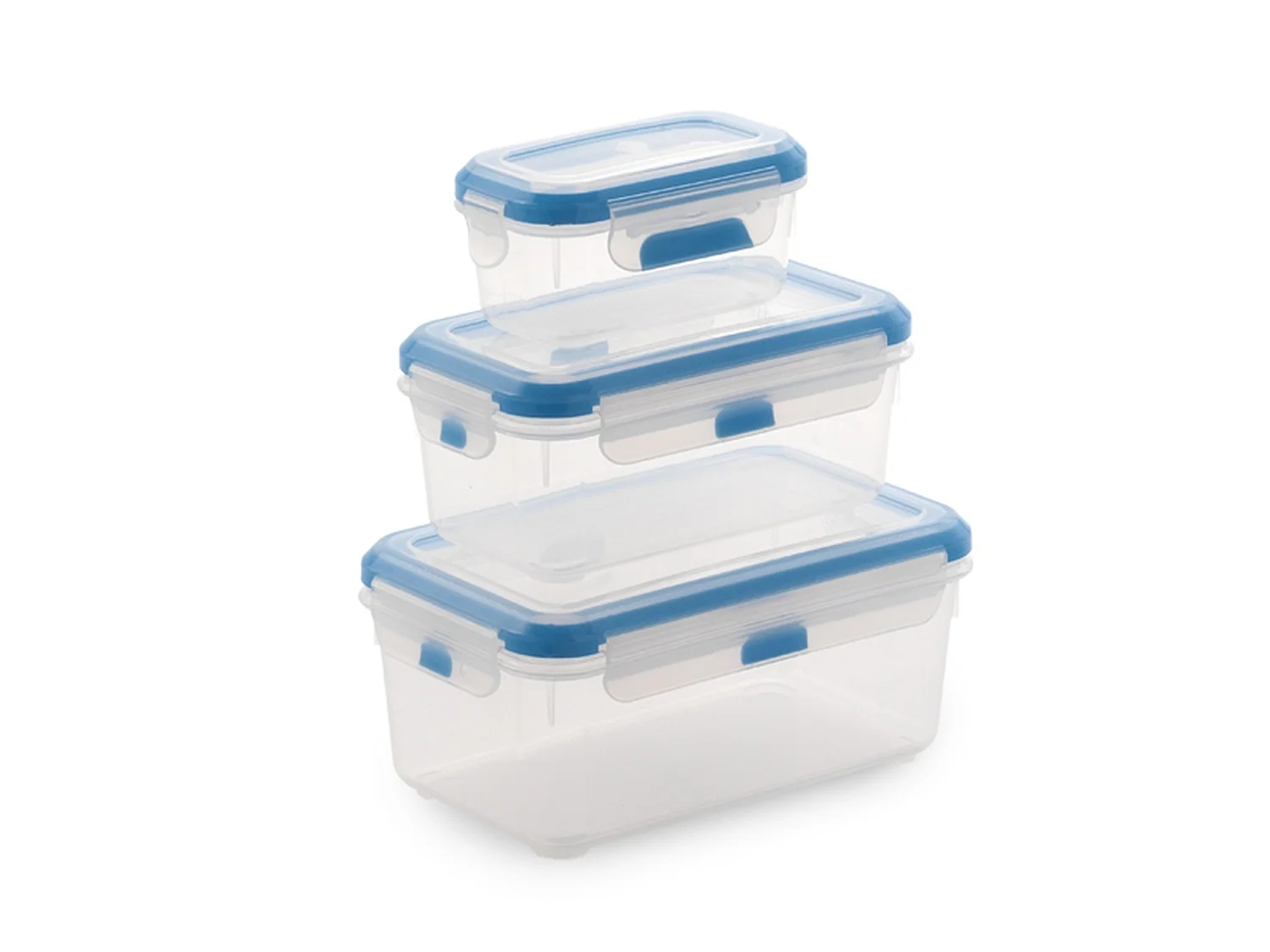 Hermetic super lock rectangulaire 3 pack