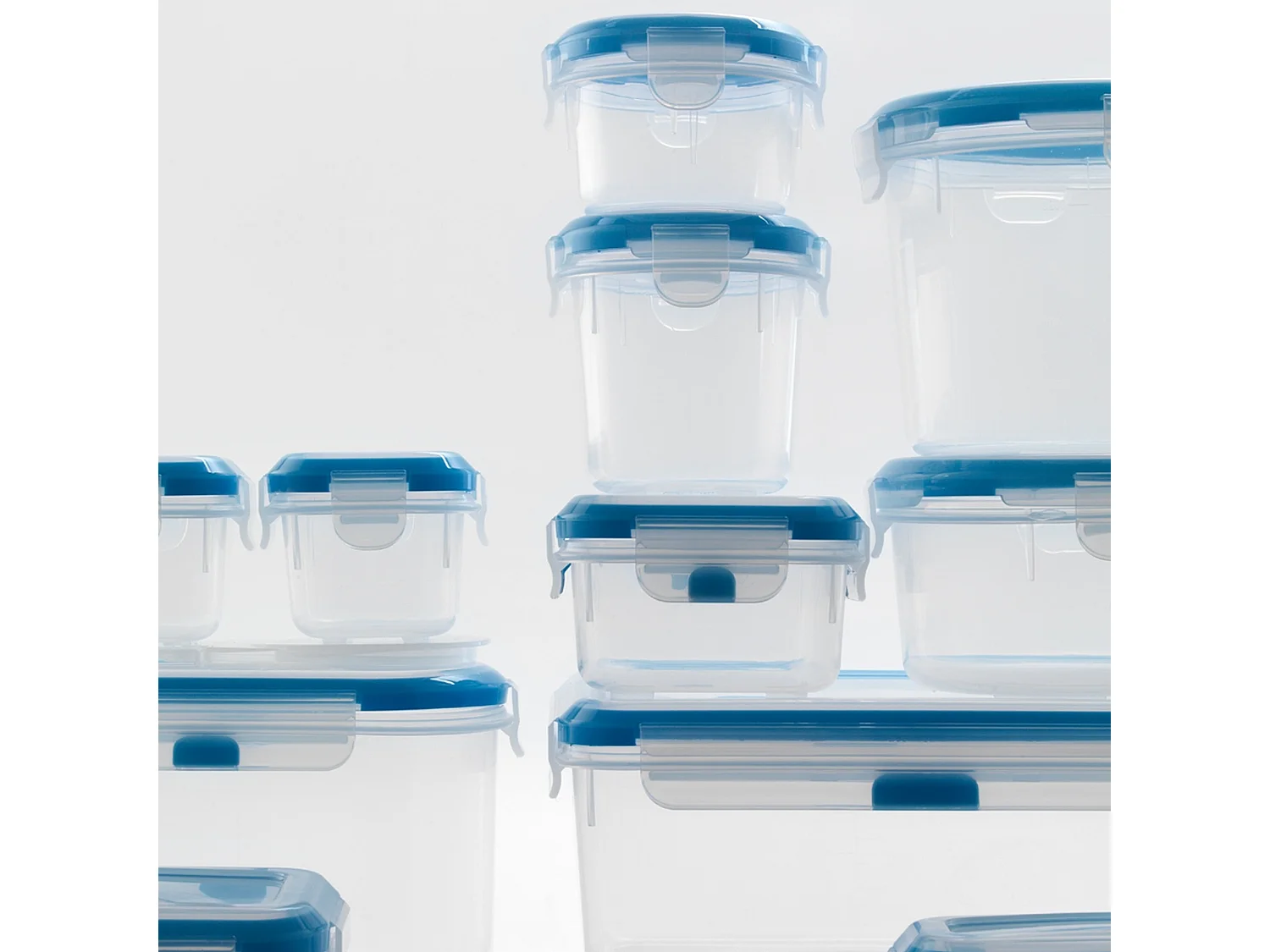 Hermetic super lock rectangulaire 3 pack