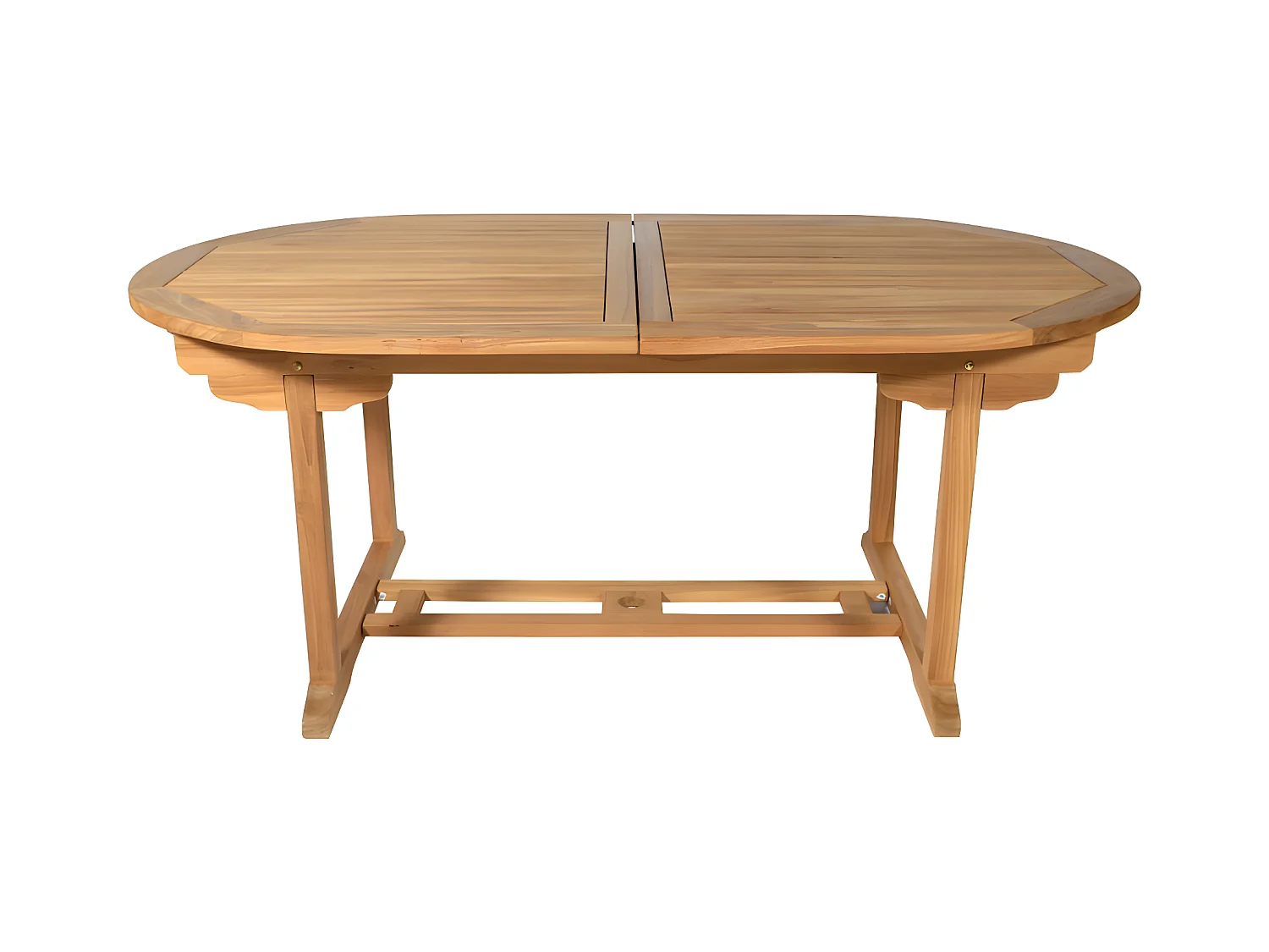 Table à manger de jardin extensible  - Teck - L180-240 cm - BYBLOS II de MYLIA