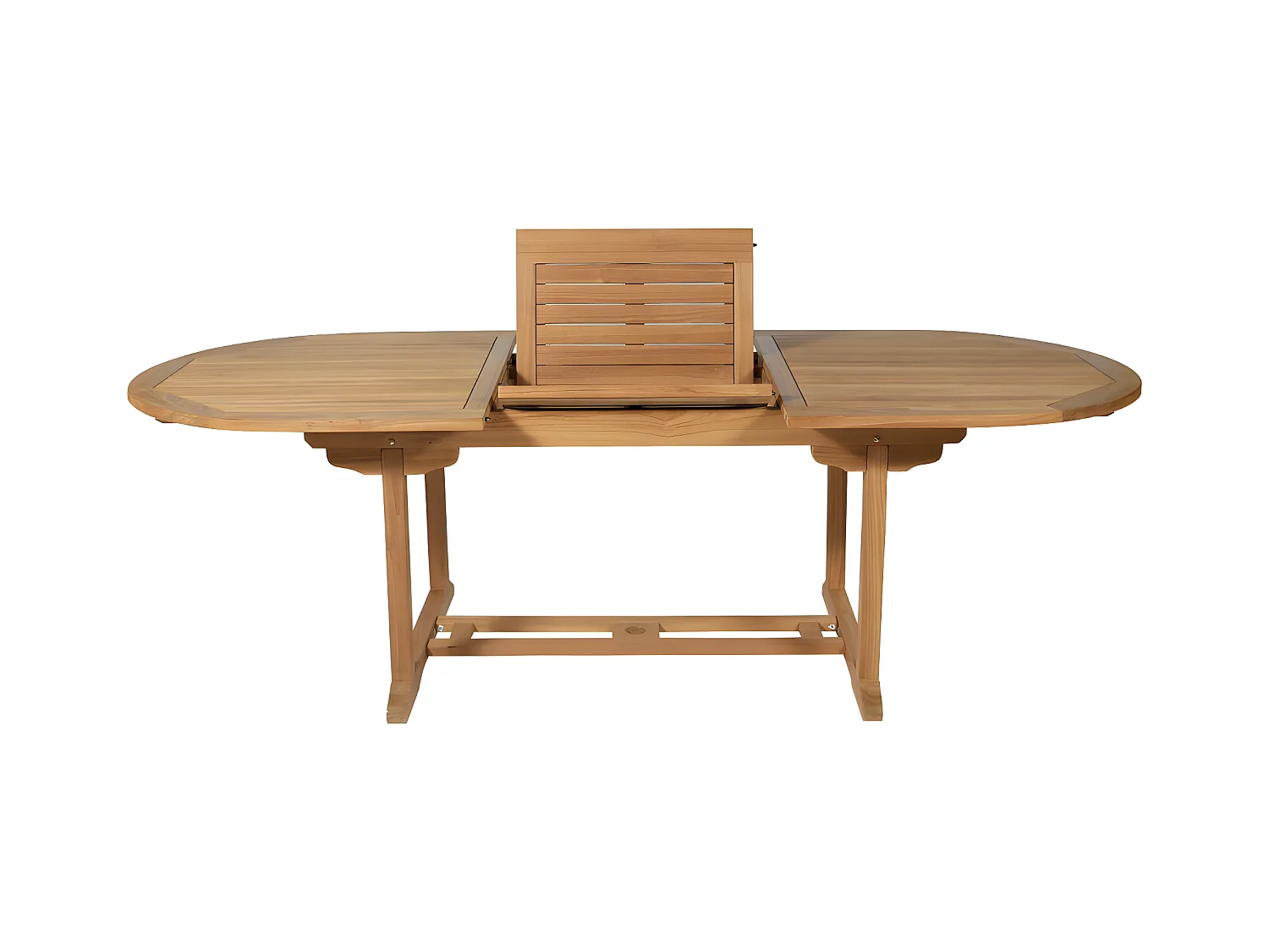 Table à manger de jardin extensible  - Teck - L180-240 cm - BYBLOS II de MYLIA