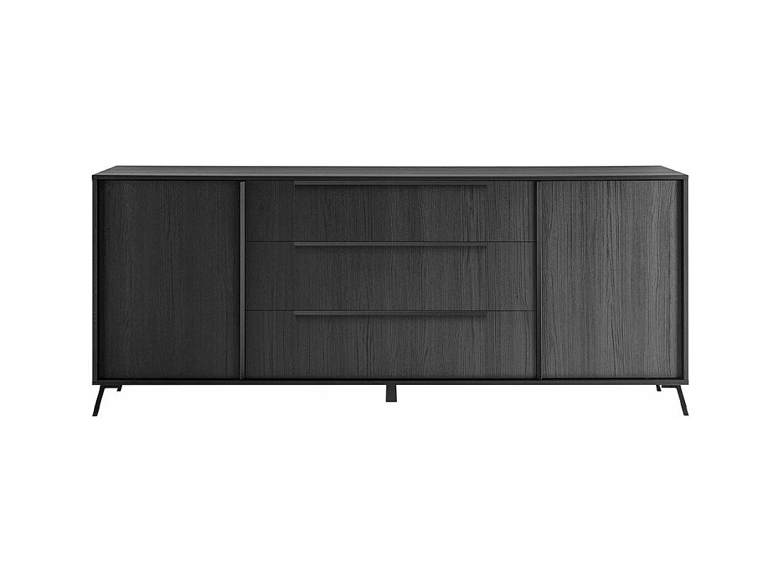 Buffet 2 portes et 3 tiroirs L205 cm - City