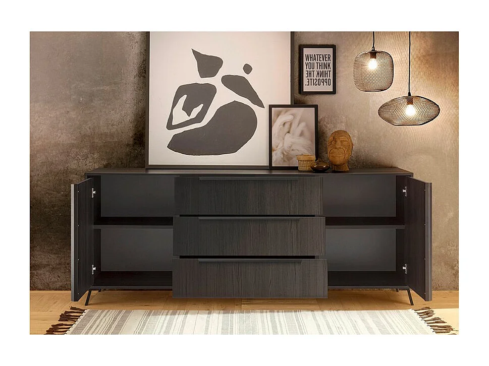 Buffet 2 puertas y 3 cajones L205 cm - City