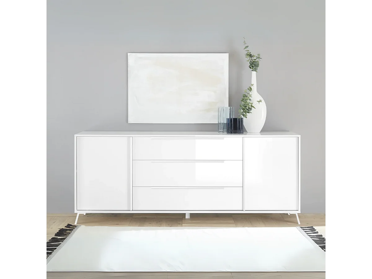 Buffet 2 deuren en 3 laden L205 cm - City