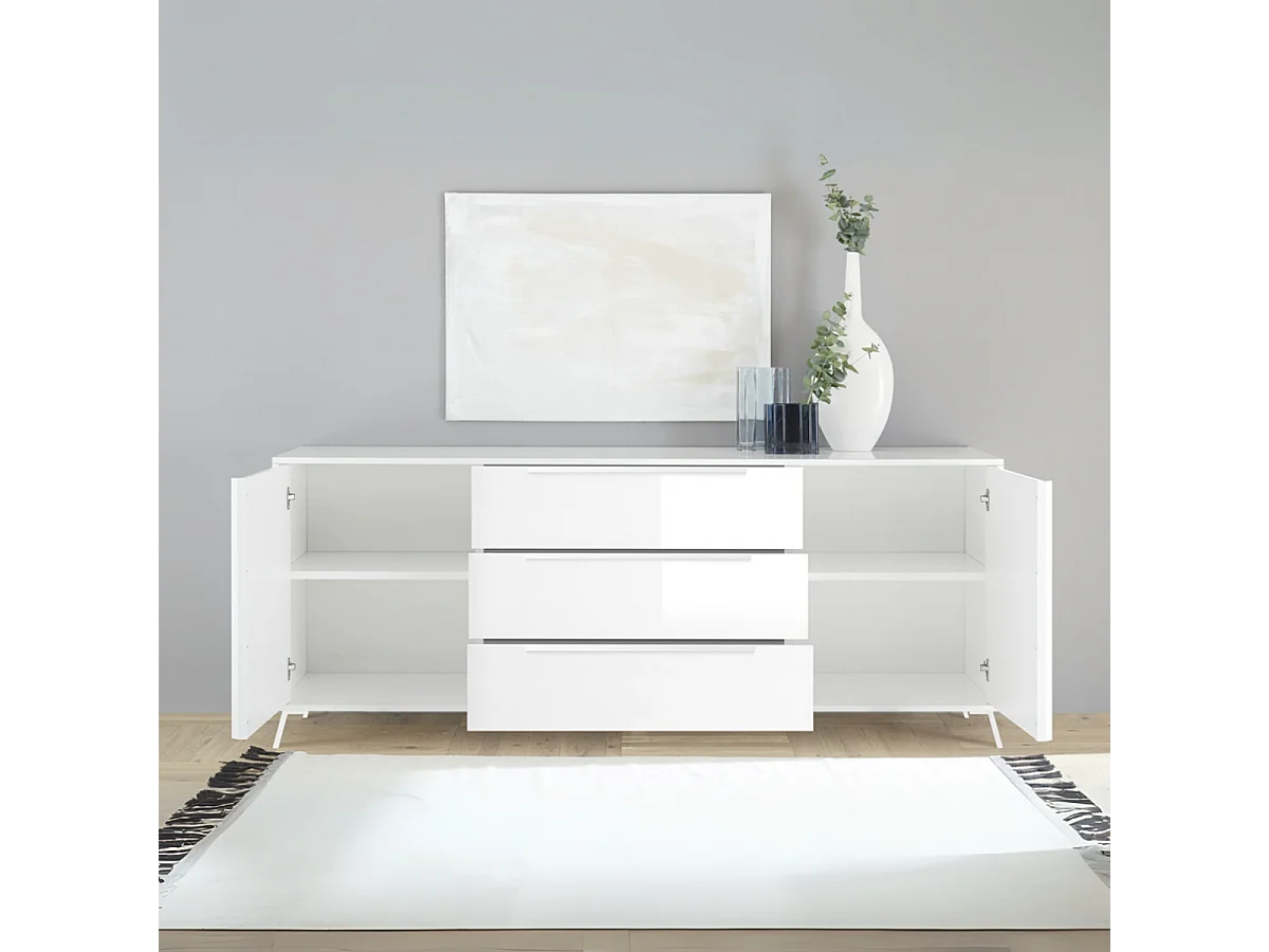 Buffet 2 deuren en 3 laden L205 cm - City