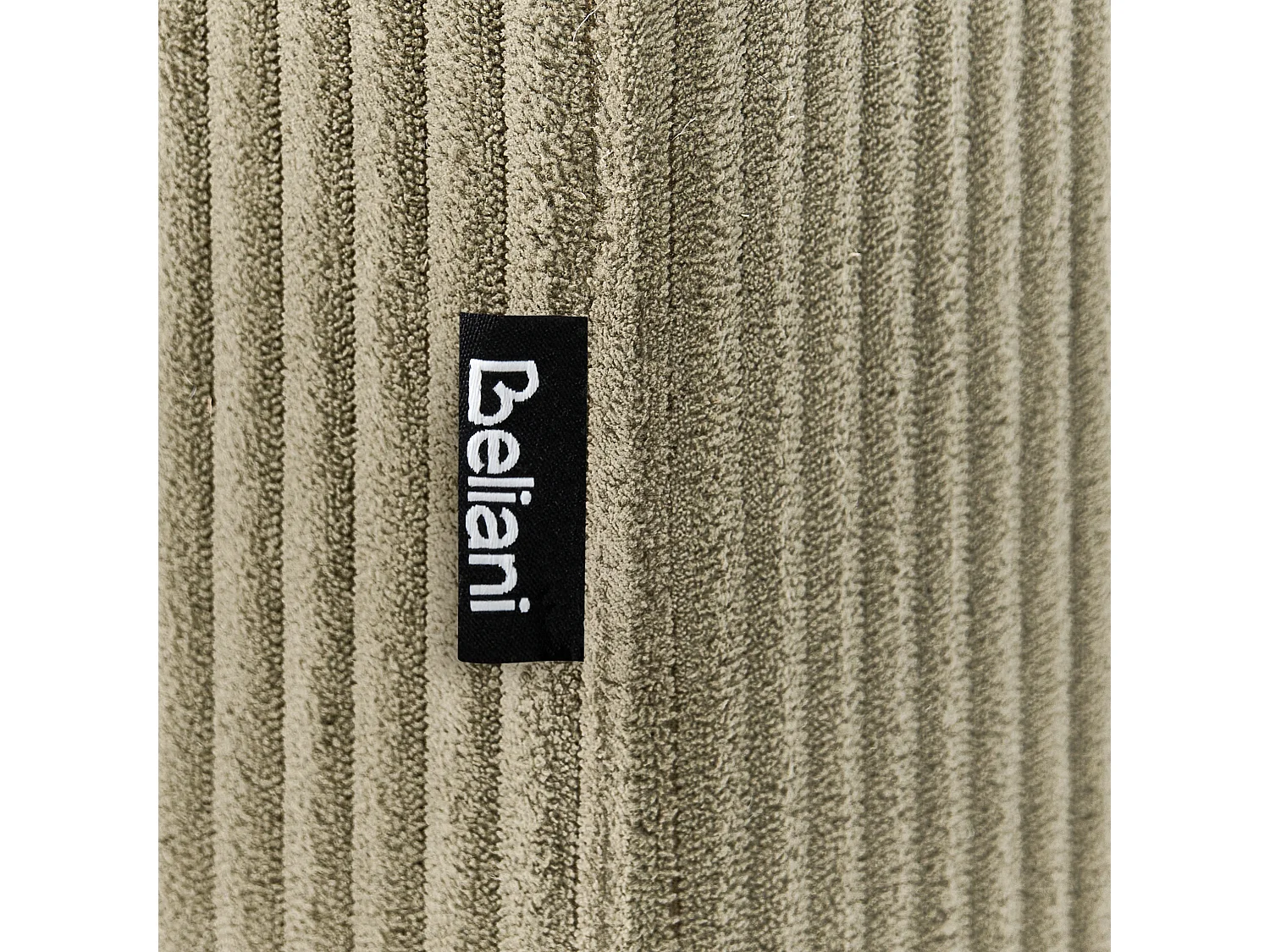Ottoman LEMVIG Corduroy Green