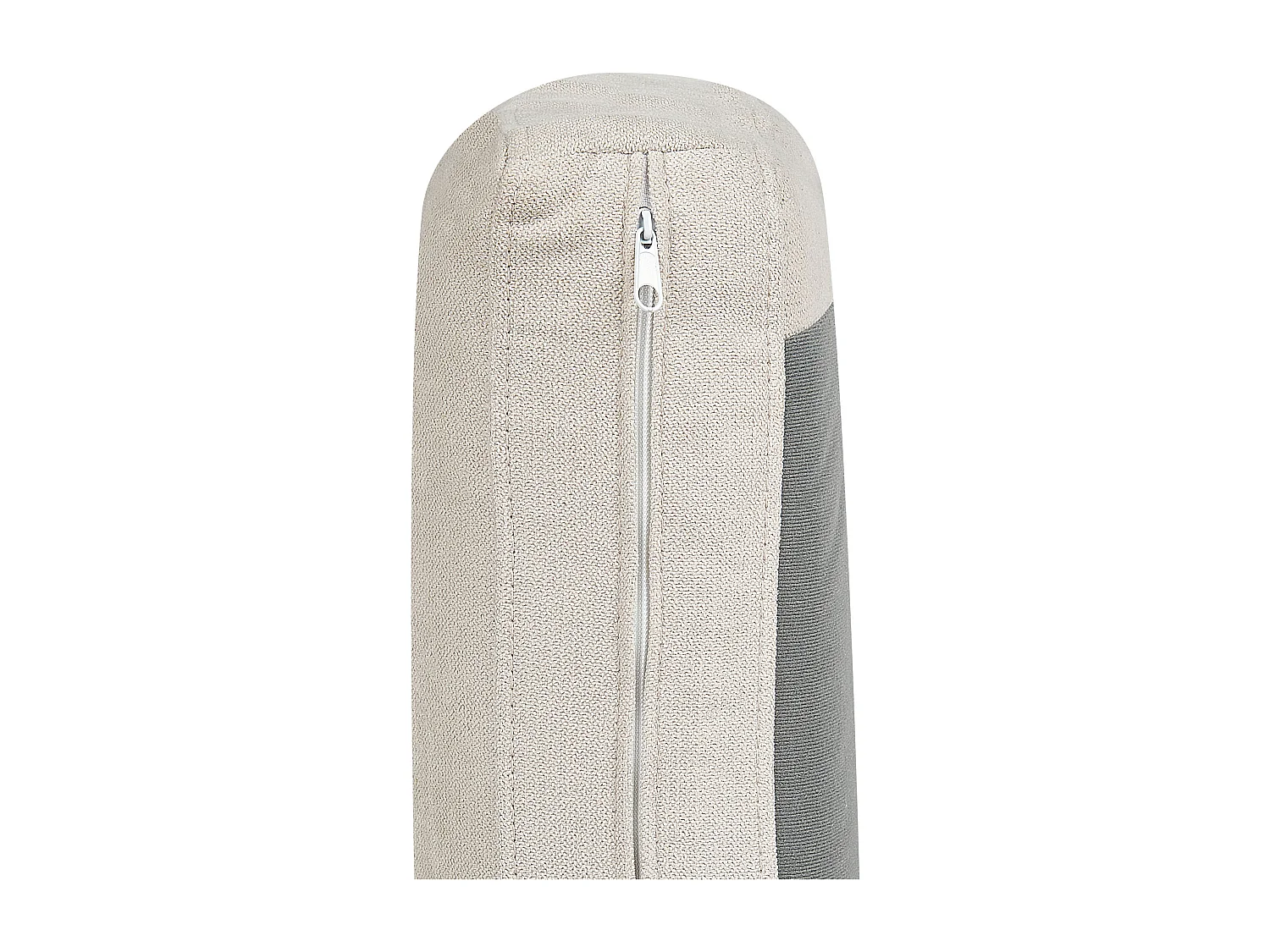 Sessel Stoff beige Wiener-Geflecht Rattan mit hellen Holzbeinen Kissen Orum