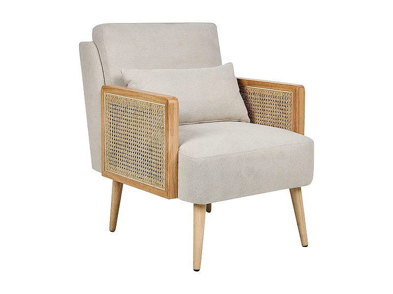 Fauteuil ORUM Tissu Beige clair
