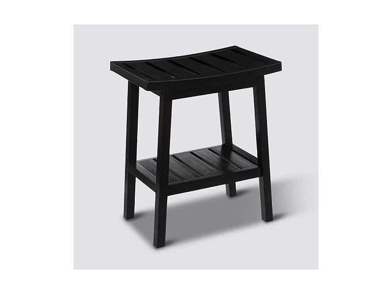 Bambushocker mit Stauraum 40 x 25 x 46 cm