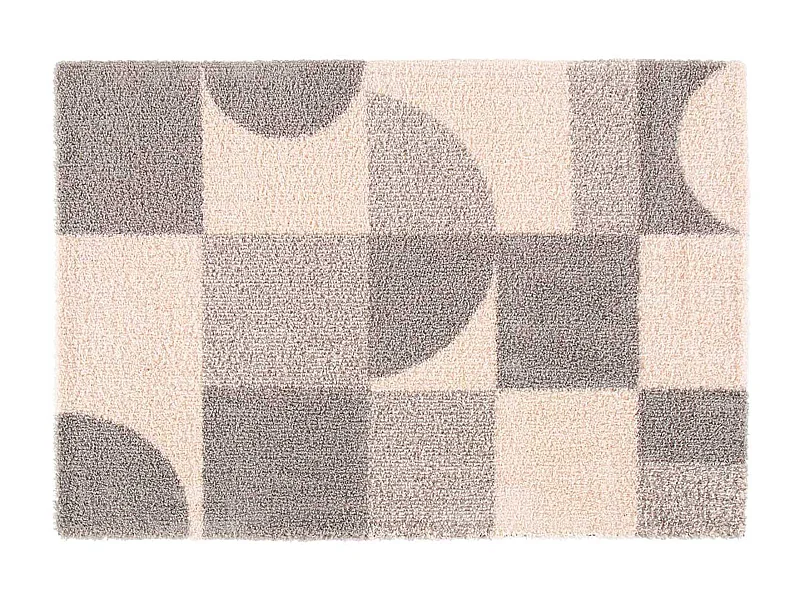 Tapis Déco "Tyler" 160x230cm Naturel & Gris