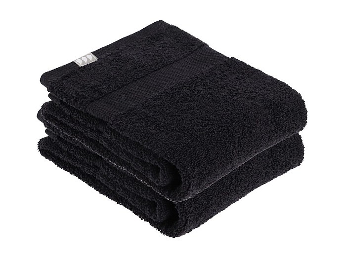 Serviette De Douche Belle Arti En Coton éponge Extra-doux - 50 X 100 Cm - Noir