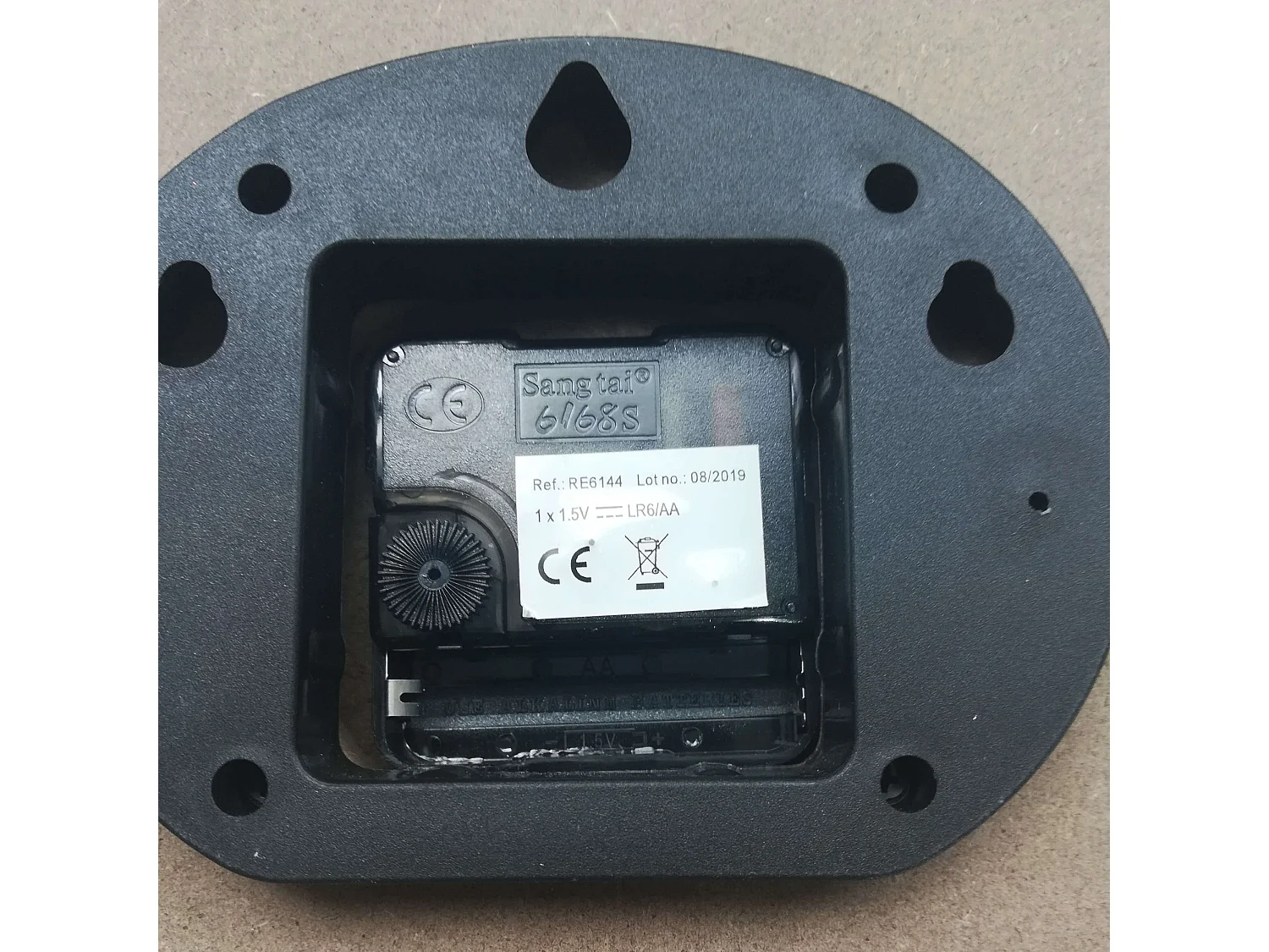 Relógio de Parede Retro em MDF Branco para Sala de Estar Cozinha