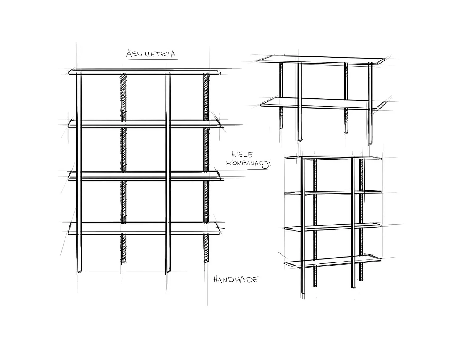 Étagère Rave Basic 110 x 40 x 150 cm