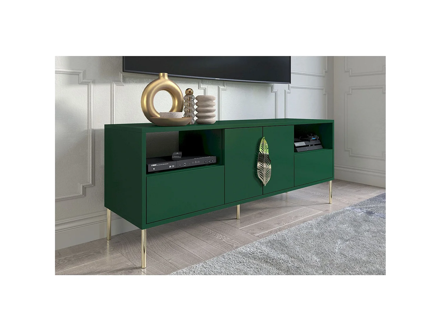 Meuble télévision Merlin 136 x 40 x 60 cm Bois